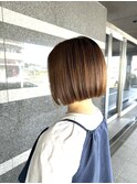 ☆ 切りっぱなしボブ&モノトーンベージュ ☆