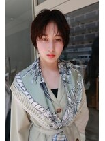 トレンチ(TRENCH)&nbsp;ショートヘア ウルフ 髪質改善 ブラウン