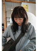 しっかり大きいカールのperm