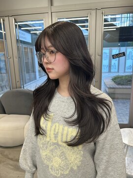 クム(kumu) 韓国へア/レイヤー/顔周り/ボブ/透明感カラー