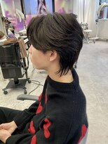 ユーフォリア 渋谷グランデ(Euphoria SHIBUYA GRANDE) メンズウルフ 毛流れパーマ ニュアンスパーマ MOMO