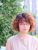 ロムロクウェット(L'HOMME ROQUETTE)&nbsp;カーリーパーマ×ボブ