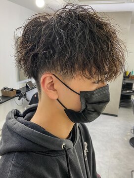 エルマーク 京都河原町(L-MARK) ツイストスパイラル波巻きパーマスパイラルパーマパーマメンズ