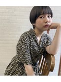 ぱっつんボブ/ショートボブ/大人ショート