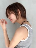 【GEEKS渋谷】ショートウルフ/クールショート/夏カラー/20代30代