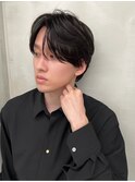 簡単に乾かしてかきあげるだけ韓国風センターパート