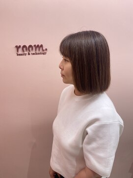 ルーム シンサイバシ(room shinsaibashi) 【KANAKO】重たく見せない、やわらかボブ