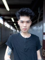 ケアリー 練馬(Carelly)&nbsp;ツイストパーマ七三オールバックマッシュウルフスリークショート