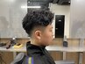 【お肌をワントーン明るく☆】メンズカット+シェービング　￥5500