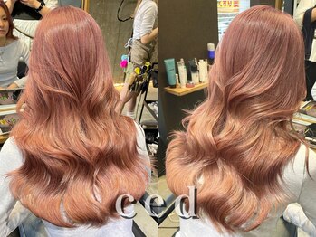 シード 成増 下赤塚店(ced.)の写真/ケアブリーチを使用したダブルカラー/デザインカラーを通いやすいお値段設定でご提供◎【下赤塚/ブリーチ】