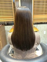 ヘアリゾート粋 トゥジュ 池袋東口店(tujuh)&nbsp;髪質改善/ストレート/ロング/艶髪ブラウンベージュ