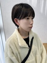 トレヘアー 京都 烏丸(tRe hair)&nbsp;グランマッシュ　デザインカラー　暗めカラー