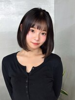 トゥイン 八王子(TWIN)&nbsp;レイヤーボブ/レイヤーカット/黒髪/韓国ヘア/髪質改善/八王子