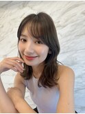 大人ガーリー/似合わせカット/ミディアムレイヤーカット/銀座