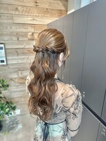 ベイショア(Bay Shore NY)&nbsp;【ハーフアップ/ヘアアレンジ/参列ヘア】