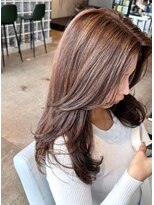 ヘアーリビング 730 宜野湾&nbsp;730 beige color ベージュ/透明感/レイヤーカット/顔周りカット