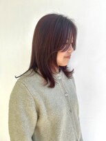 フォークロア 本店(Folk Lore)&nbsp;オレンジブラウンのミディアムレイヤー