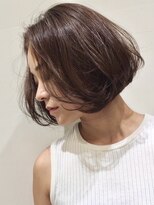 ピークアブー 原宿ハラカド(PEEK-A-BOO) 前下がり大人ボブ/内巻き/癖毛くせ毛多毛/前髪なし/ボリューム