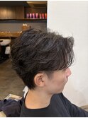 毛流れフェザーパーマ