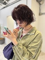 ローレン(LOREN) 着物ヘア/ダークアッシュ/ミディアムレイヤーカット/名古屋名駅