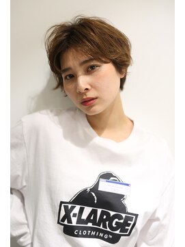 チャンプ 瓢箪山店(Champ) 大人ラフショート オーガニックカラー こなれヘア