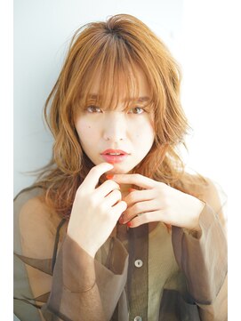 ヴァンクシー バイ ルナ(VANKCY by Luna) 伸ばしかけ シースルーバング グレージュ 簡単スタイリング 登戸