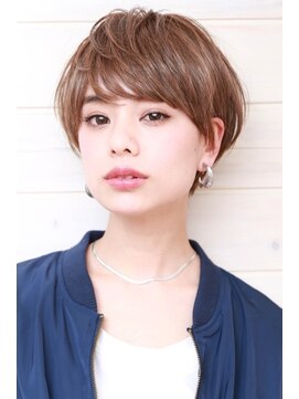 Ocean Hair Life藤原純 大人かわいい分け目なしショート L オーシャン ヘアアンドライフ Ocean Hair Life のヘアカタログ ホットペッパービューティー