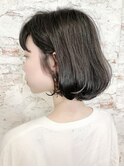 40代大人女性大人可愛い耳かけボブ【Ruufus恵比寿渋谷】3159