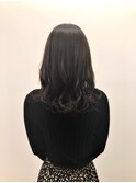 ヌーディーアッシュ×ミディアムロング