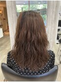 細かめパーマスタイル