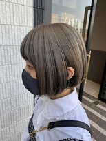 アース 長久手店(HAIR & MAKE EARTH) ミルクティーグレージュ×アンブレラカラー