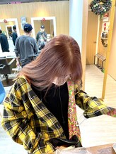 デラ 銀座 中央通り店(DERA'S) 甘すぎないピンクカラー　MATSUDA