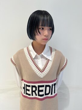ハイブ 金沢(Hive) ブリーチハイトーンカラーツヤ髪スタイル髪質改善ショートボブ
