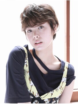 エン バイ ヘアーリーフ 西田辺店(EN by Hair Leafy) 大人綺麗ショート/ショートボブ/マッシュショート