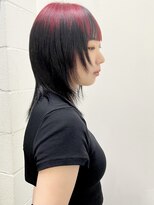 ココ 原宿(KOKO)&nbsp;ルーツカラー黒髪小顔クラゲヘアーオリーブグレーココアベージュ