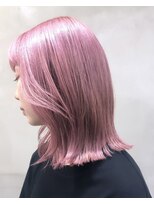 ヲタク(wotaku.)&nbsp;ピンクラベンダーくすみピンクダブルカラーインナーケアブリーチ