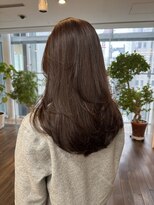 ザック ヴィ(ZACC  vie)&nbsp;レイヤーカット/セミロング/艶カラー/学割U24