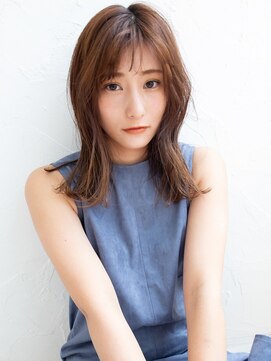 ラフィスヘアー シーマ 静岡店(La fith hair cima) 【La fith】 ナチュラルくびれセミディ