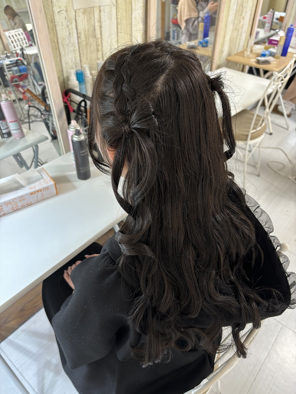 ヘアーメイクサロン リュクス(Hair make salon LUXE) ハーフツインリボンヘアすたい