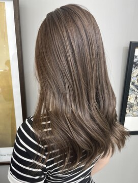 ヘアーアンドビューティーザ エフ(Hair Beauty the F) ハイライト＿グレージュ＿艶感