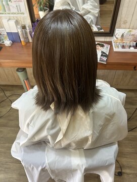スウィープヘア(Sweep Hair) シルバーアッシュ、少し色々加えて