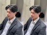 【寺島指名限定】メンズカット＋前髪立ち上げパーマ→8000