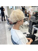 ユーフォリア 渋谷グランデ(Euphoria SHIBUYA GRANDE)&nbsp;ホワイトヘア　ブロンドヘア　メンズカラー