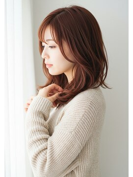 アントワープトーキョー(antwerp TOKYO) 30代40代50代ゆる巻き暖色系カラー髪質改善白髪染め白髪ぼかし