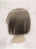 20代30代40代ハイライト透け感ブリーチロブヘアーアッシュ