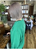 Bambi*グレージュ*切りっぱなしミディ*