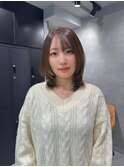 【 韓国/レイヤー 】ハッシュカット/ミディアムレイヤー/顔周り