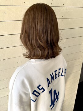 ルノン シェリー(LUNON cheliy) 肩ラインボブ/切りっぱボブ/外ハネボブ/ショコラベージュ