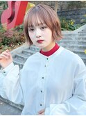 ボブ/外ハネボブ/切りっぱなしボブ/イルミナカラー