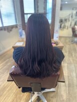 ヘア カンパニー トワ 千葉店(TOWA)&nbsp;夏に！！チェリーブラウン×ロング！